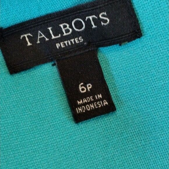 Talbots Turquoise Ponte Knit Dress - Picture 12 of 15